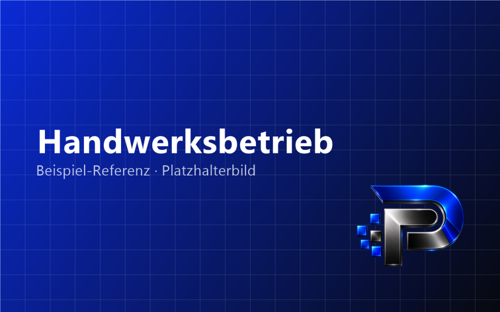 Website für einen Handwerksbetrieb